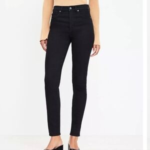 Ann Taylor LOFT Modern Skinny Black Jeans 8P NWT